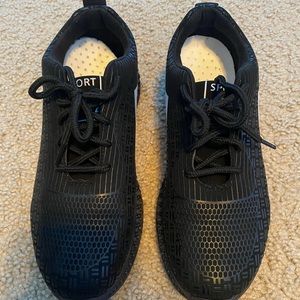 Black and White Tennis Shoes